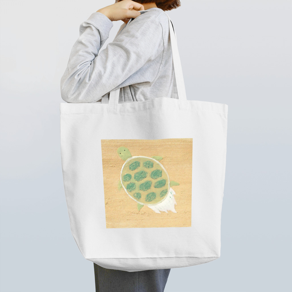 森の中の日本画　亀の絵 Tote Bag