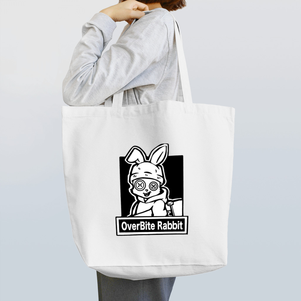 Over Bite Rabbit（オーバーバイトラビット）のスケボーうさぎ Tote Bag