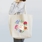mitsuami_witchのSpring flower&Cat Tote Bag