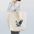 WILDBIRD GOODS SHOPのカンムリワシ・モノクロ Tote Bag