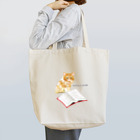 PERIDOTのネコの読書 Tote Bag