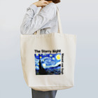 art-laboratory 絵画、芸術グッズのゴッホの星月夜 Tシャツ トートバッグ