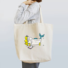 サトウノリコ*の浴室でタブレットを使う人魚【パツキン】 Tote Bag