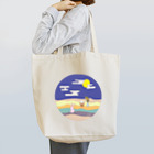 Beagle & Bearのmoon viewing day Tote Bag