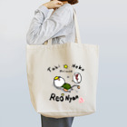 旅猫王子れぉにゃん👑😼公式(レイラ・ゆーし。)の(英字ロゴ)【ぽてっと☆転けるれぉにゃん】バッグ Tote Bag