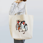 もしもしこちら文鳥の文鳥ちゃん知らない街を探検 Tote Bag