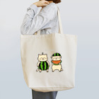 大村イスのスイカにゃんこ Tote Bag