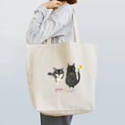 catpainter_moeのほこにゃんシリーズ（popoちゃん&jijiくん） Tote Bag