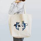 サメ わりとおもいの天使と悪魔に扮するサメ Tote Bag