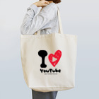 JYDstyleのI Love YouTube Tote Bag