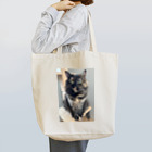 ネコまにあ 【12匹の猫➕うずら】のサビ猫すみれちゃん Tote Bag