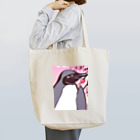suke-maruruのペンギンと桜の木 トートバッグ