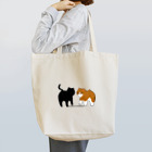 猫ねこママどんぐりのゆきころふりむき Tote Bag