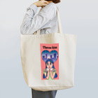 TSUKIKOU SHOP の投げキッスの女の子 Tote Bag