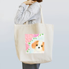 aiart aimiの紫陽花とワンコ Tote Bag