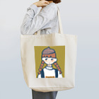 涼しい夏のどんぐり帽子の女の子 Tote Bag