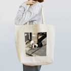 やんばるたの黒猫と白猫 電柱 Tote Bag