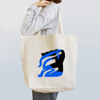 clareclaredoodleのblue mood moman Tote Bag