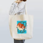 恒福水路の金魚（らんちゅう）トートバッグ Tote Bag