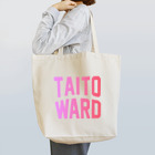 JIMOTOE Wear Local Japanの台東区 TAITO WARD トートバッグ