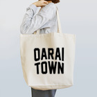 JIMOTOE Wear Local Japanの大洗町 OARAI TOWN Tote Bag