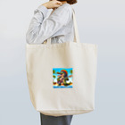 BEAST STAGEのBEAST STAGE レゲエワニ　トートバッグ2 Tote Bag