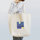 カタツムリに癒しを求めて❗の月とカタツムリ Tote Bag