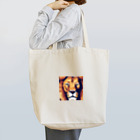 DJシャークのドット絵ライオン Tote Bag