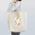 MizuHoイラストショップのお花と虹と空 Tote Bag