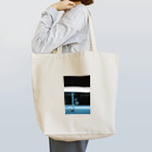 nepia080のブルーとホワイト Tote Bag