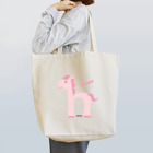 okamensのアルファベット h happy horse Tote Bag