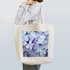 てづくりこうぼう まるしぇの紫陽花 青 Tote Bag