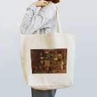 世界の絵画アートグッズのサミュエル・モールス《ルーヴル美術館のギャラリー》 Tote Bag