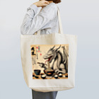 いきもの戯画の龍の饂飩 Tote Bag
