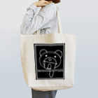 Hurryz HUNGRY BEARのHurryz HUNGRY BEAR線画 トートバッグ