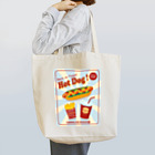 Teal Blue CoffeeのHot and Fresh! Tote Bag