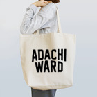 JIMOTOE Wear Local Japanの足立区 ADACHI WARD Tote Bag