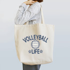 sports_tower スポーツタワーのバレーボール(volleyball)アイテム・デザイン・チームTシャツ・クラブTシャツ・排球・はいきゅう・得点・ボール・選手・ポジション・部活・スポーツ・シンプル・かっこいい・かわいい・チームワーク Tote Bag