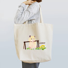 KAMAP ＆ Ricaの【KAMAP】タンポポとキンクマ Tote Bag