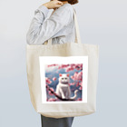 Shironekokuuの桜猫 Tote Bag