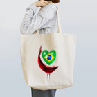 WINE 4 ALLの国旗とグラス：ブラジル（雑貨・小物） Tote Bag