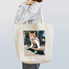 ゴーアップのa cat on the skateboard（スケボネコ） Tote Bag