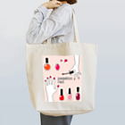 そら色の小ビンのパッション レッド Tote Bag