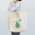 喫茶角砂糖の朝露の花畑 Tote Bag