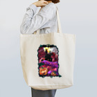 バハムートのハロウィンステンドグラス風 Tote Bag