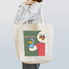 🐯タイガー🐯のこんにちは鳥 Tote Bag