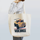 nidan-illustrationの"WIDE BRICK" トートバッグ