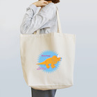 fumimicreativeのトリケラトプス　80年代風レトロポップな恐竜 Tote Bag