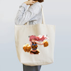 yu_uyふろんてぃあのTORA GIRLS Tote Bag