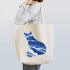 猫との風景の海と猫001 Tote Bag